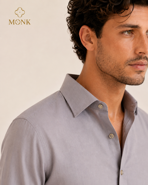 Taupe full sleeve shirt